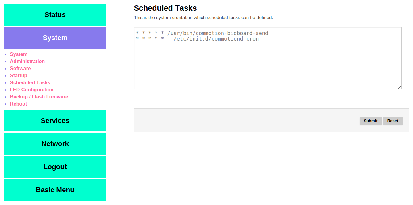 Scheduled tasks GW check removed