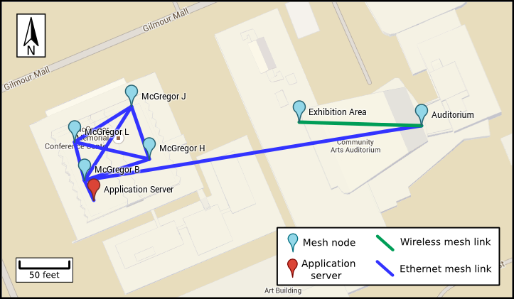 Map of McGregor Network